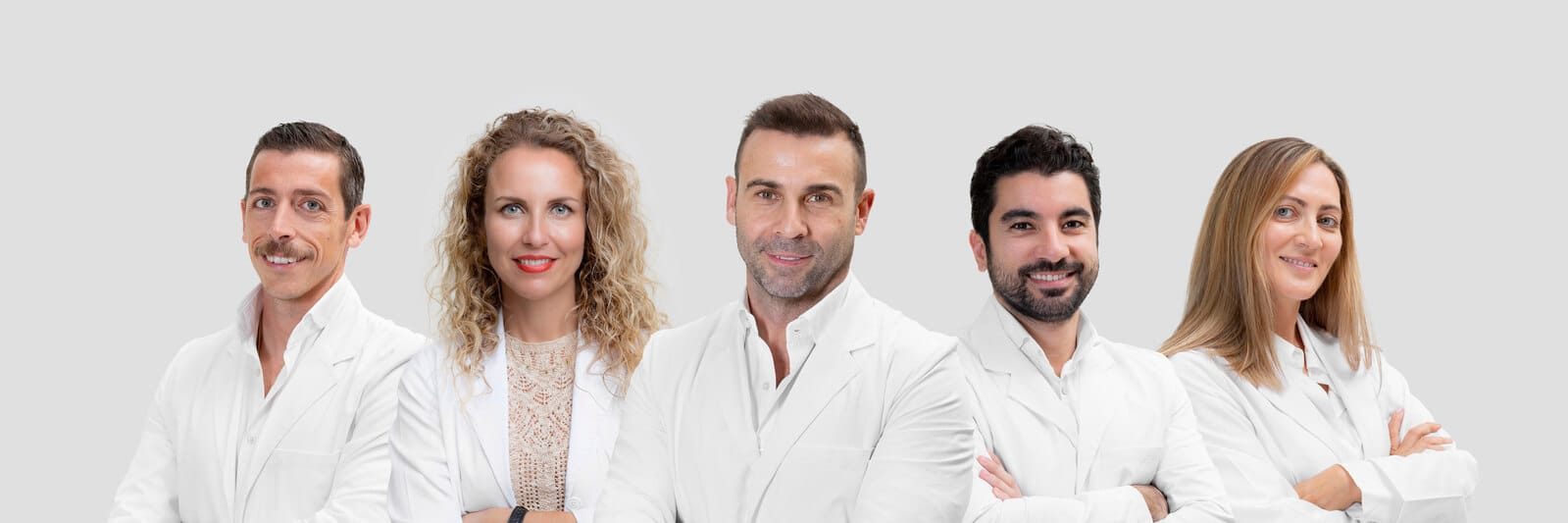 Equipo de colaboradores con los que presta servicios de oftalmología la Doctora Salomé Abenza